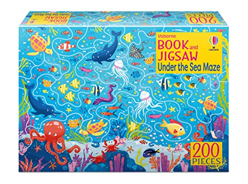 Book and Jigsaw Under the Sea Maze (Usborne Book and Jigsaw)